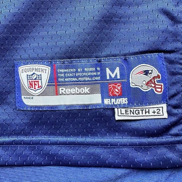 🔃New England Patriots #12 Tom Brady Blue NFL Short Sleeve Jersey - Picture 9 of 12